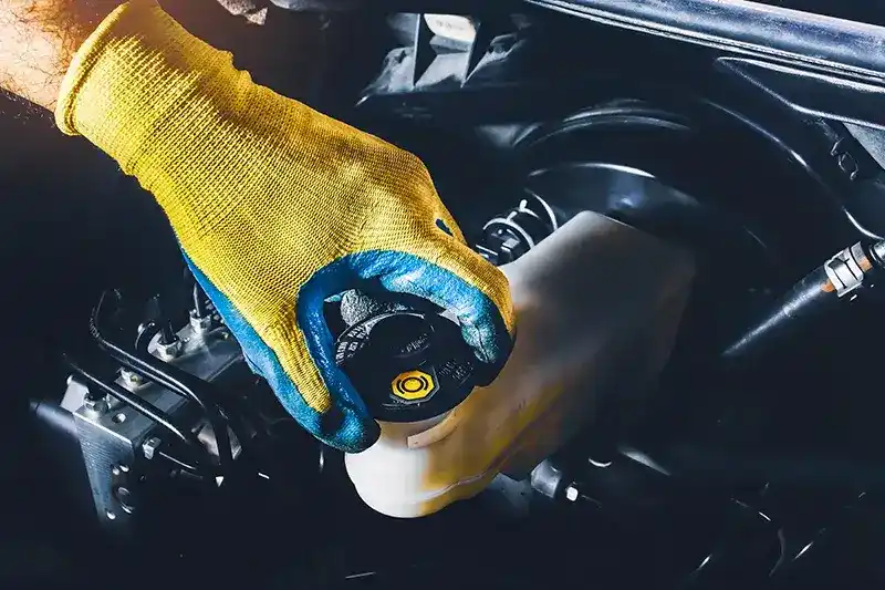 how to check brake fluid